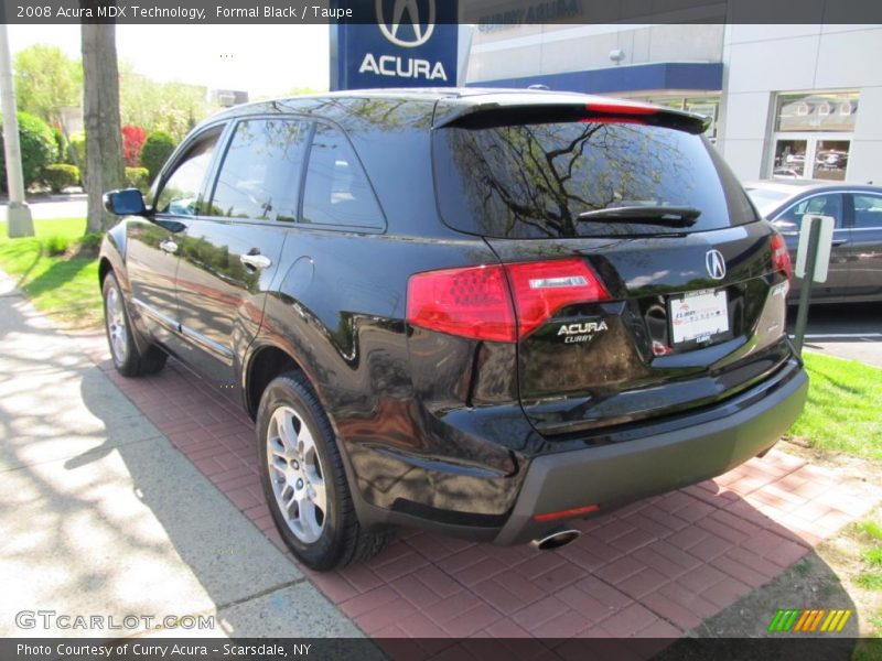 Formal Black / Taupe 2008 Acura MDX Technology