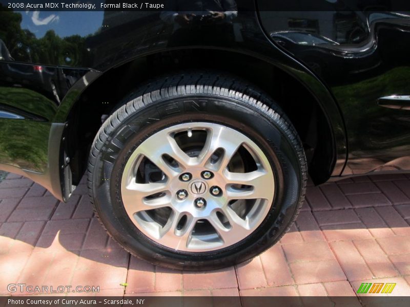 Formal Black / Taupe 2008 Acura MDX Technology
