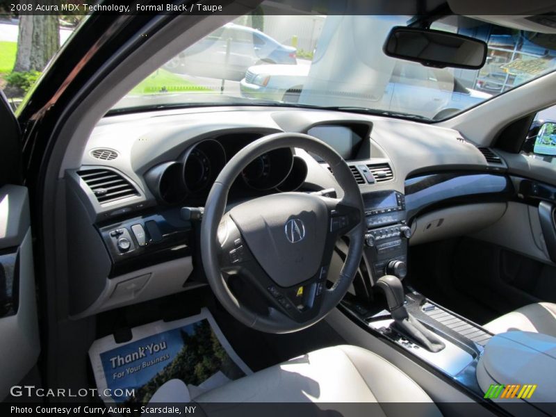 Formal Black / Taupe 2008 Acura MDX Technology