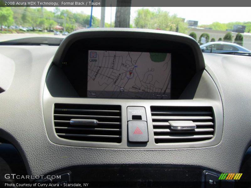 Formal Black / Taupe 2008 Acura MDX Technology