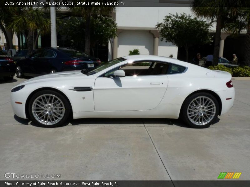  2009 V8 Vantage Coupe Stratus White
