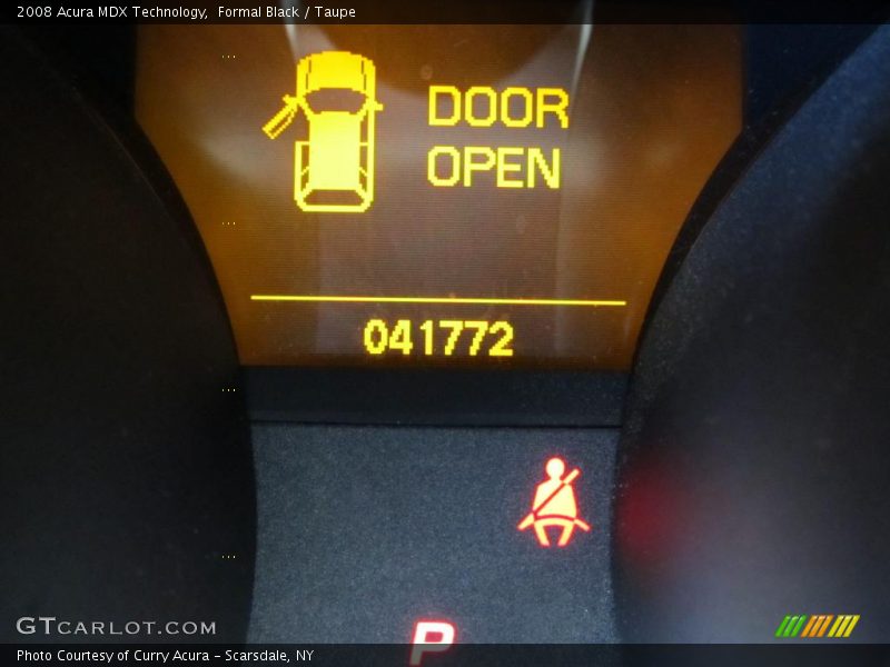 Formal Black / Taupe 2008 Acura MDX Technology