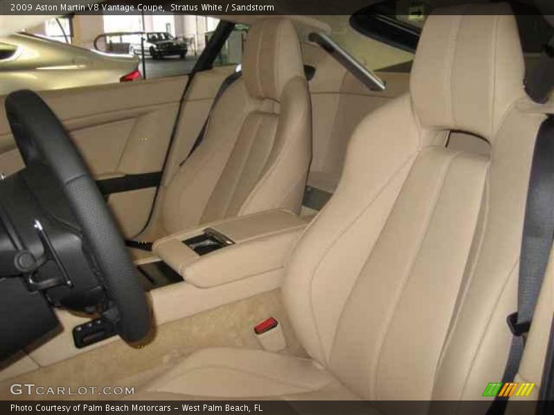  2009 V8 Vantage Coupe Sandstorm Interior