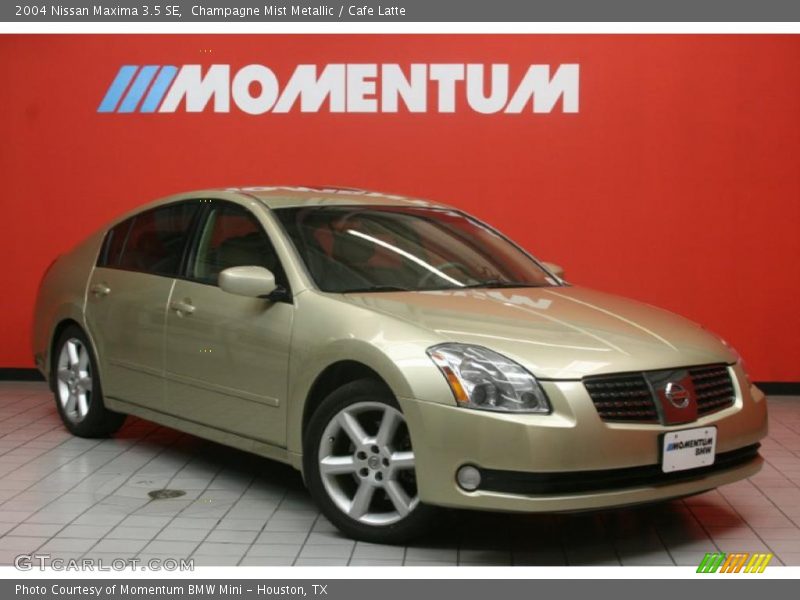 Champagne Mist Metallic / Cafe Latte 2004 Nissan Maxima 3.5 SE