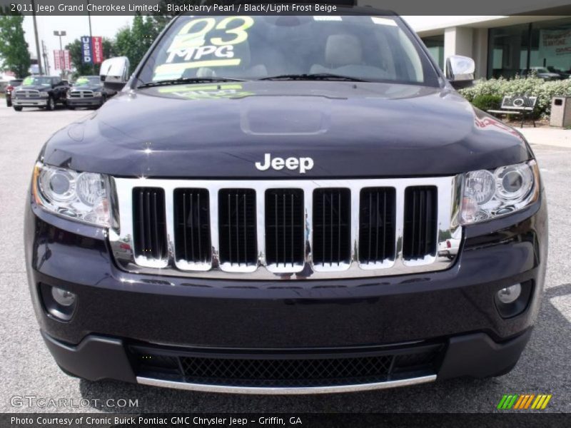 Blackberry Pearl / Black/Light Frost Beige 2011 Jeep Grand Cherokee Limited