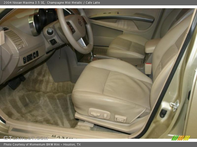 Champagne Mist Metallic / Cafe Latte 2004 Nissan Maxima 3.5 SE