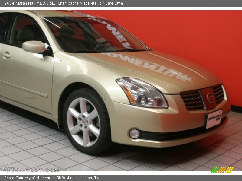 Champagne Mist Metallic / Cafe Latte 2004 Nissan Maxima 3.5 SE