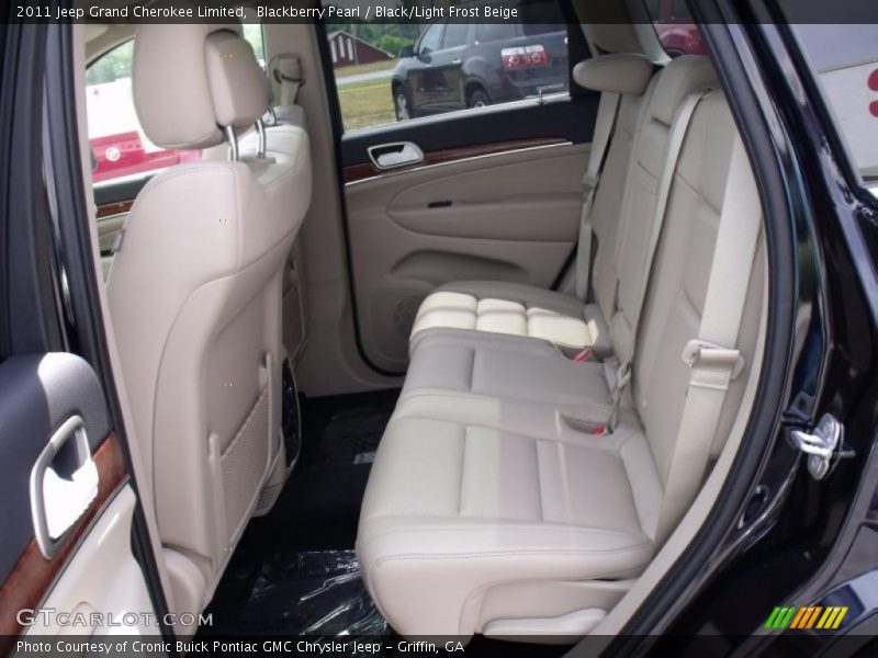 Blackberry Pearl / Black/Light Frost Beige 2011 Jeep Grand Cherokee Limited
