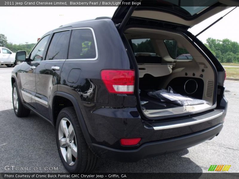 Blackberry Pearl / Black/Light Frost Beige 2011 Jeep Grand Cherokee Limited