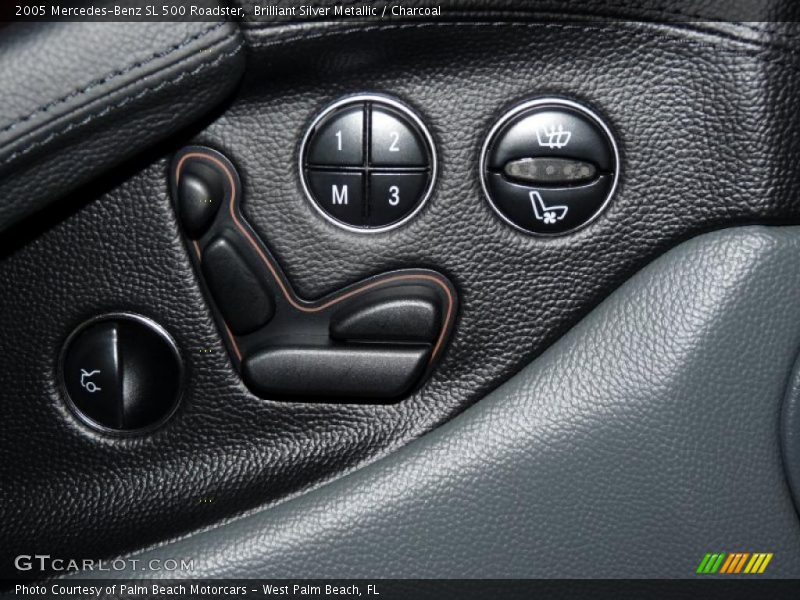 Brilliant Silver Metallic / Charcoal 2005 Mercedes-Benz SL 500 Roadster