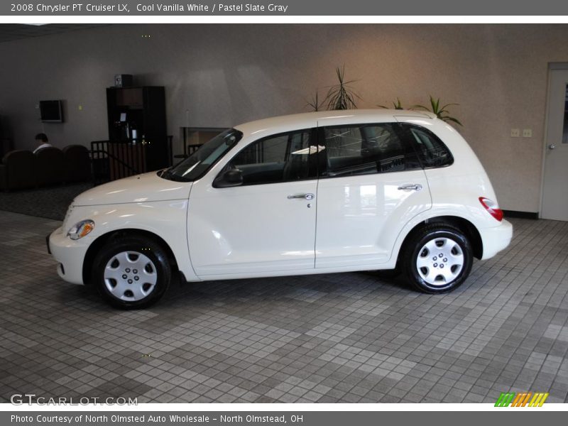 Cool Vanilla White / Pastel Slate Gray 2008 Chrysler PT Cruiser LX