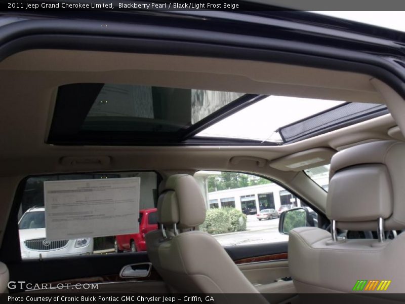 Blackberry Pearl / Black/Light Frost Beige 2011 Jeep Grand Cherokee Limited