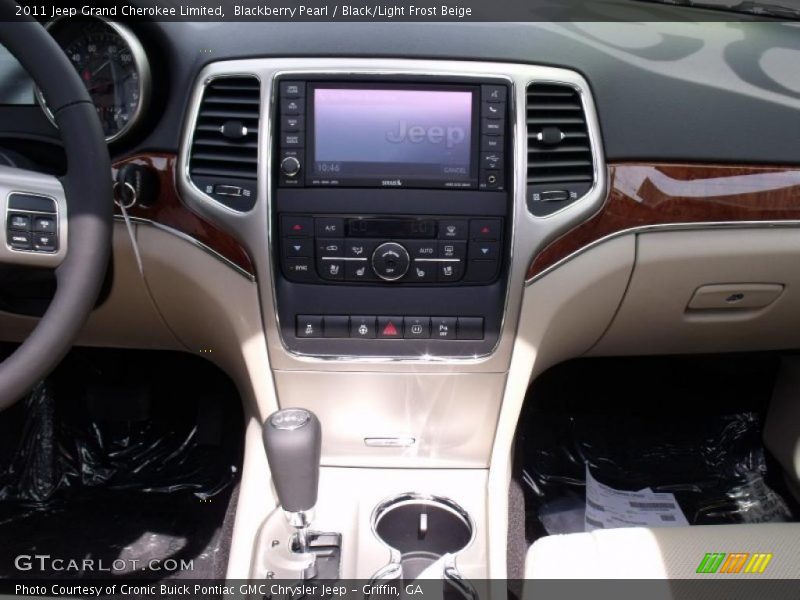 Blackberry Pearl / Black/Light Frost Beige 2011 Jeep Grand Cherokee Limited