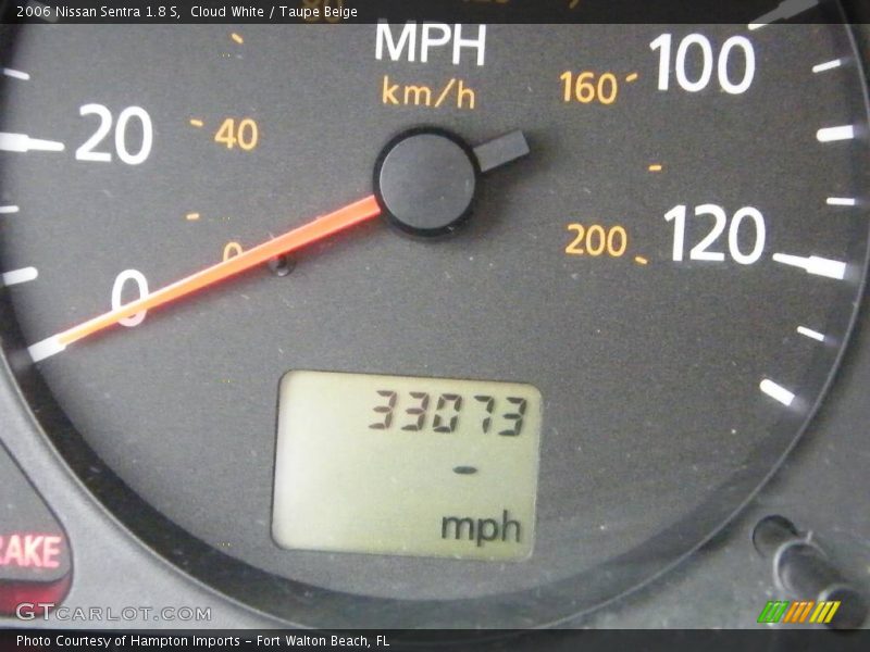 Cloud White / Taupe Beige 2006 Nissan Sentra 1.8 S