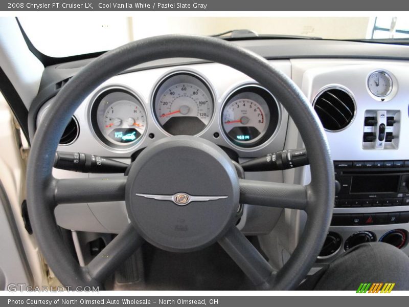 Cool Vanilla White / Pastel Slate Gray 2008 Chrysler PT Cruiser LX