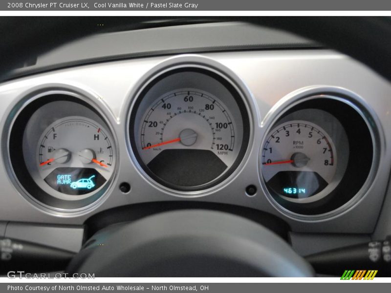Cool Vanilla White / Pastel Slate Gray 2008 Chrysler PT Cruiser LX