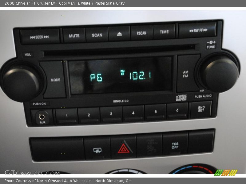 Cool Vanilla White / Pastel Slate Gray 2008 Chrysler PT Cruiser LX