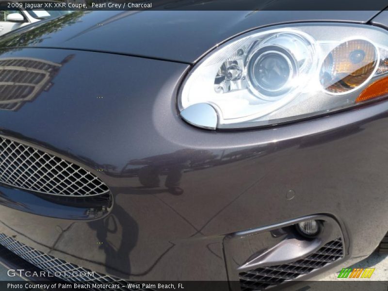 Pearl Grey / Charcoal 2009 Jaguar XK XKR Coupe