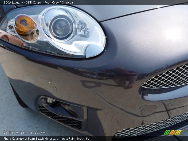 Pearl Grey / Charcoal 2009 Jaguar XK XKR Coupe