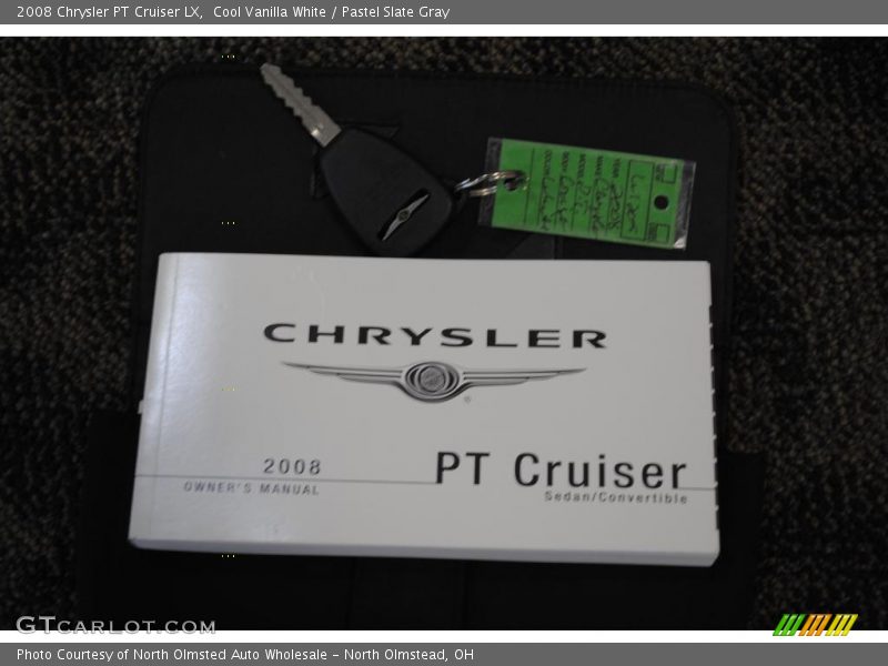 Cool Vanilla White / Pastel Slate Gray 2008 Chrysler PT Cruiser LX