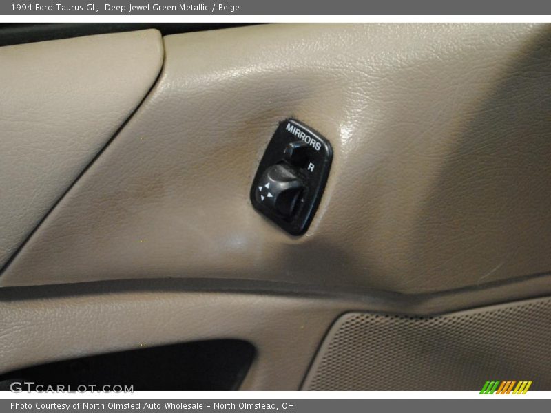 Deep Jewel Green Metallic / Beige 1994 Ford Taurus GL