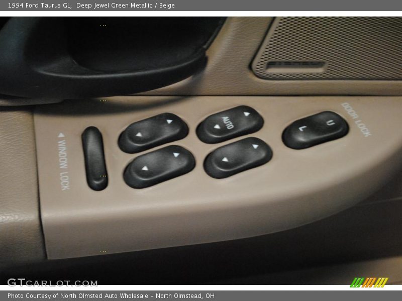 Deep Jewel Green Metallic / Beige 1994 Ford Taurus GL