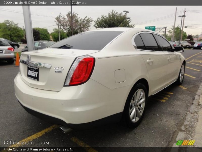 White Suede / Cashmere 2009 Lincoln MKS AWD Sedan