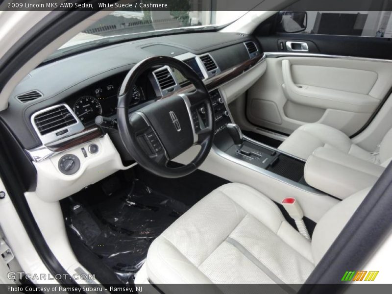 White Suede / Cashmere 2009 Lincoln MKS AWD Sedan