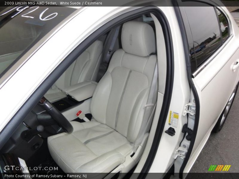 White Suede / Cashmere 2009 Lincoln MKS AWD Sedan