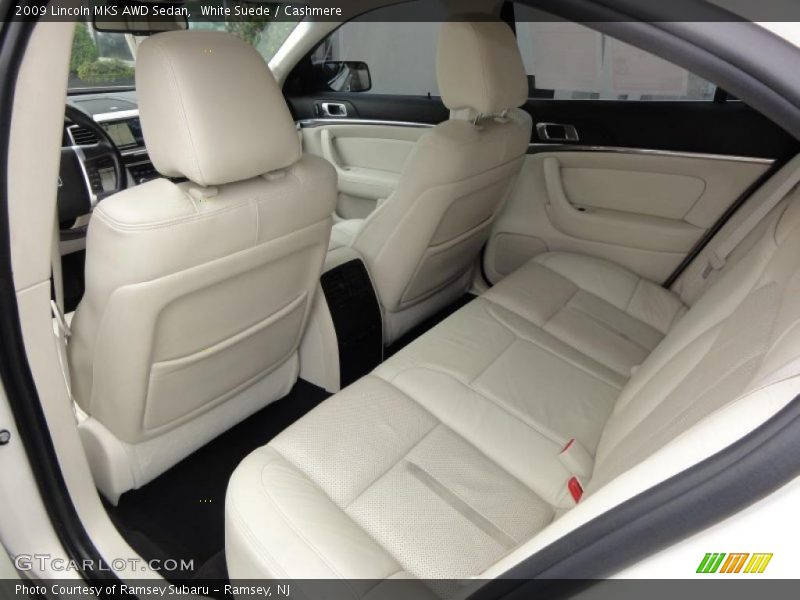 White Suede / Cashmere 2009 Lincoln MKS AWD Sedan