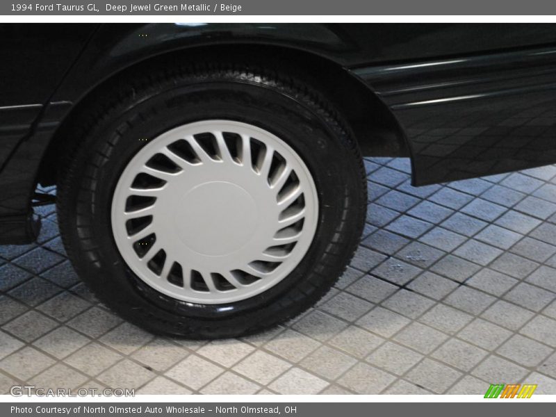 Deep Jewel Green Metallic / Beige 1994 Ford Taurus GL