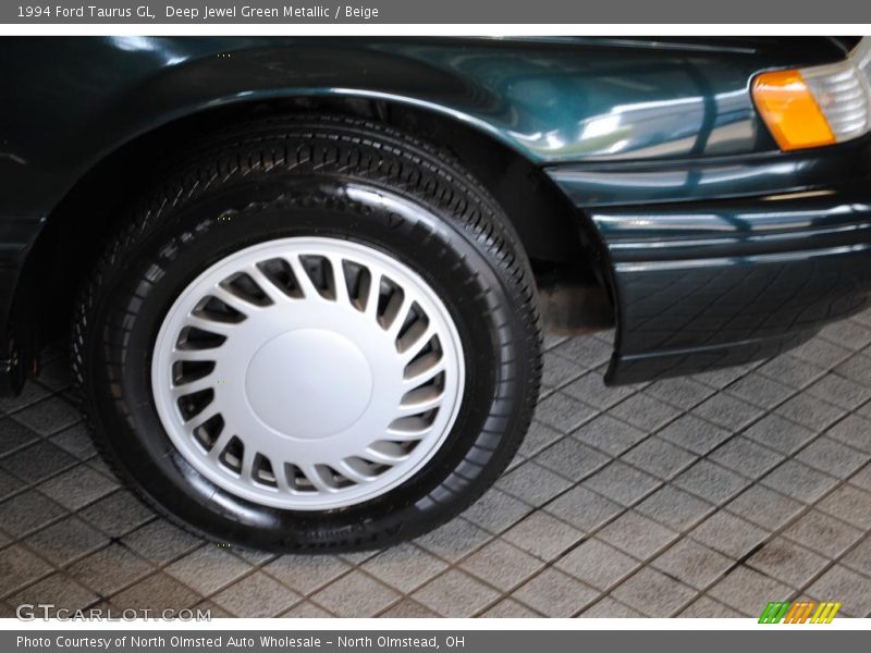 Deep Jewel Green Metallic / Beige 1994 Ford Taurus GL