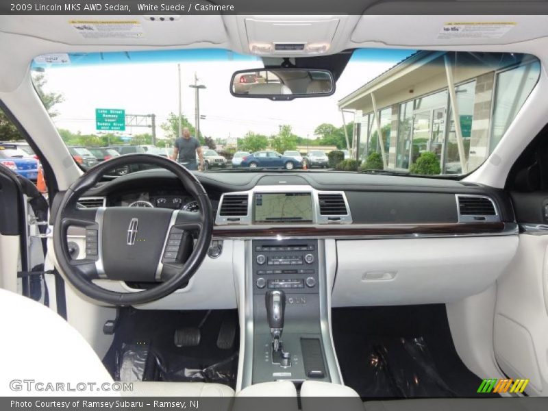 White Suede / Cashmere 2009 Lincoln MKS AWD Sedan