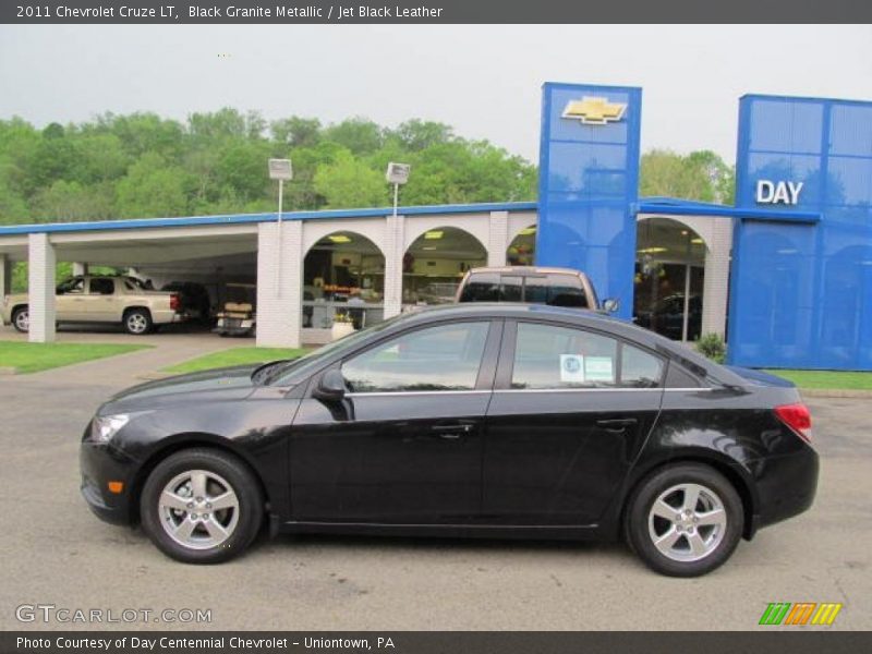 Black Granite Metallic / Jet Black Leather 2011 Chevrolet Cruze LT