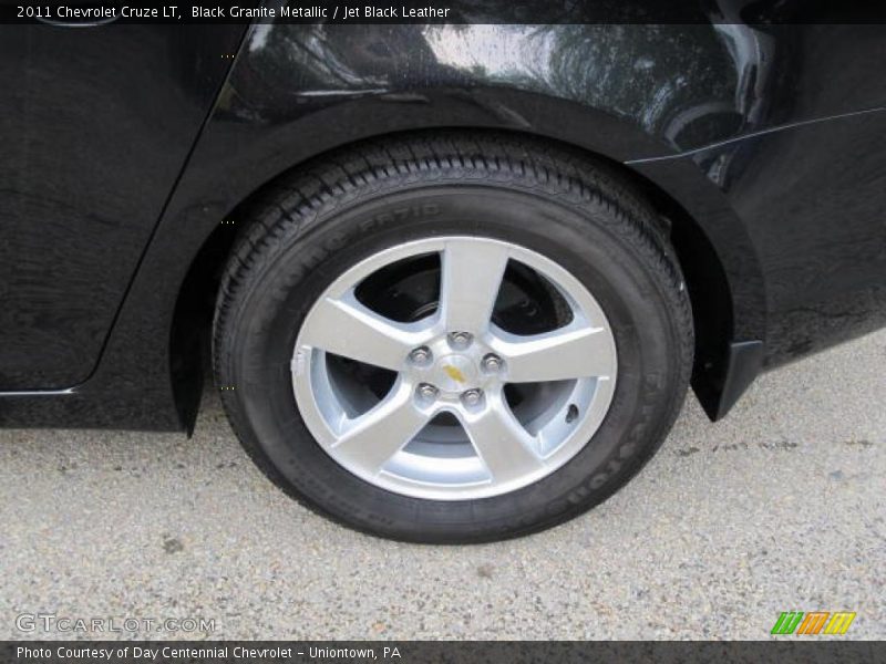 Black Granite Metallic / Jet Black Leather 2011 Chevrolet Cruze LT