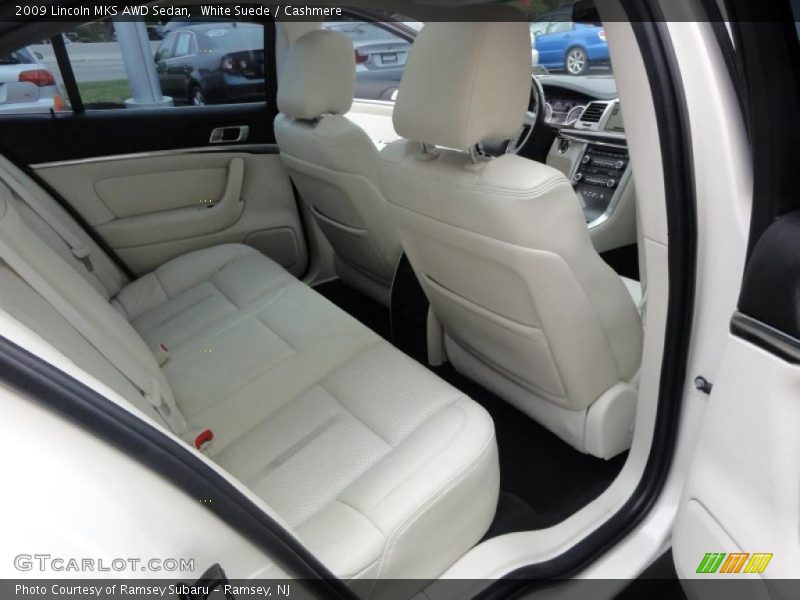 White Suede / Cashmere 2009 Lincoln MKS AWD Sedan