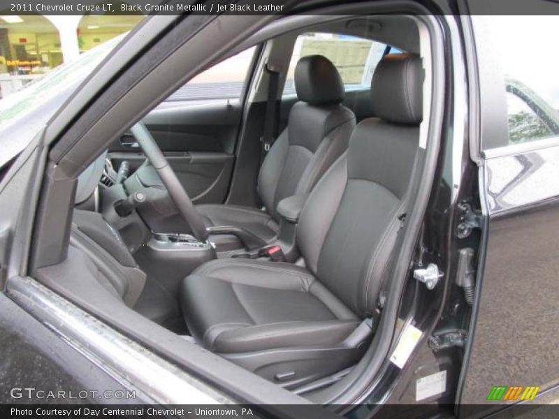 Black Granite Metallic / Jet Black Leather 2011 Chevrolet Cruze LT