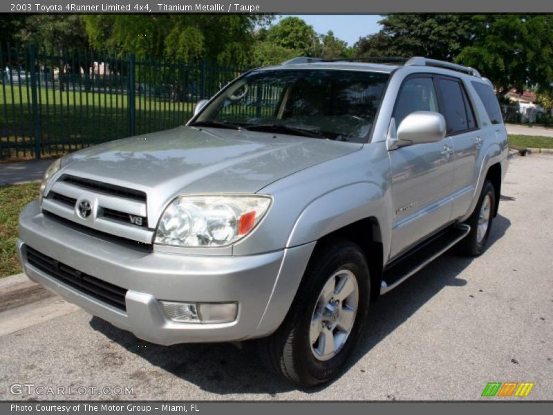 Titanium Metallic / Taupe 2003 Toyota 4Runner Limited 4x4