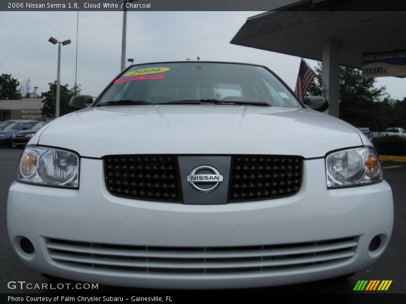 Cloud White / Charcoal 2006 Nissan Sentra 1.8