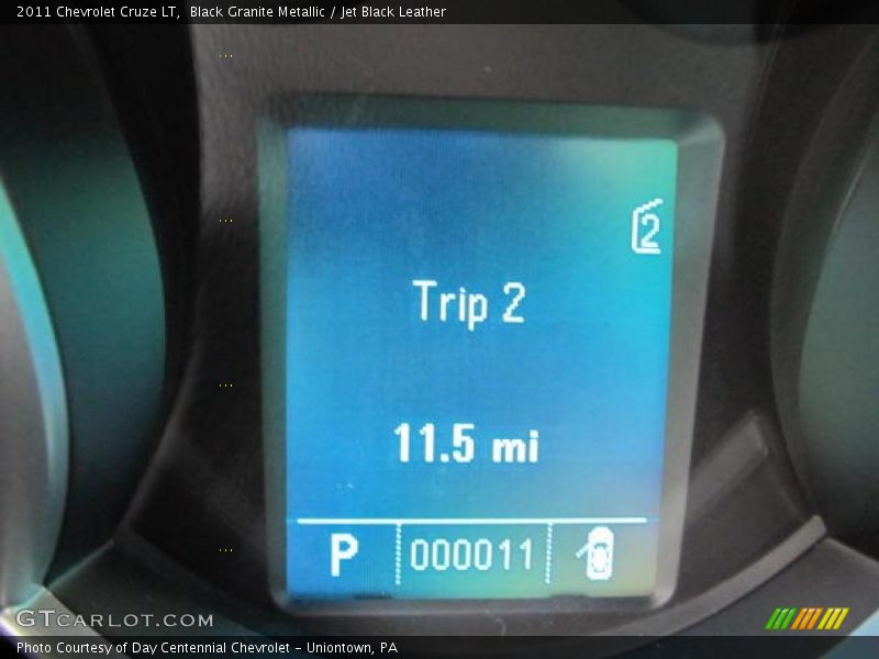 Black Granite Metallic / Jet Black Leather 2011 Chevrolet Cruze LT