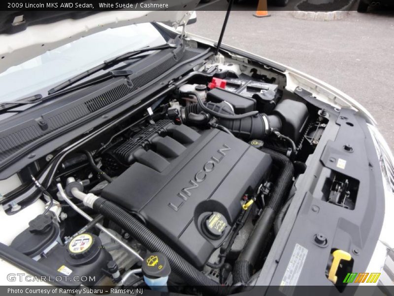 White Suede / Cashmere 2009 Lincoln MKS AWD Sedan