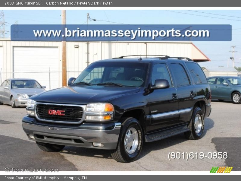 Carbon Metallic / Pewter/Dark Pewter 2003 GMC Yukon SLT