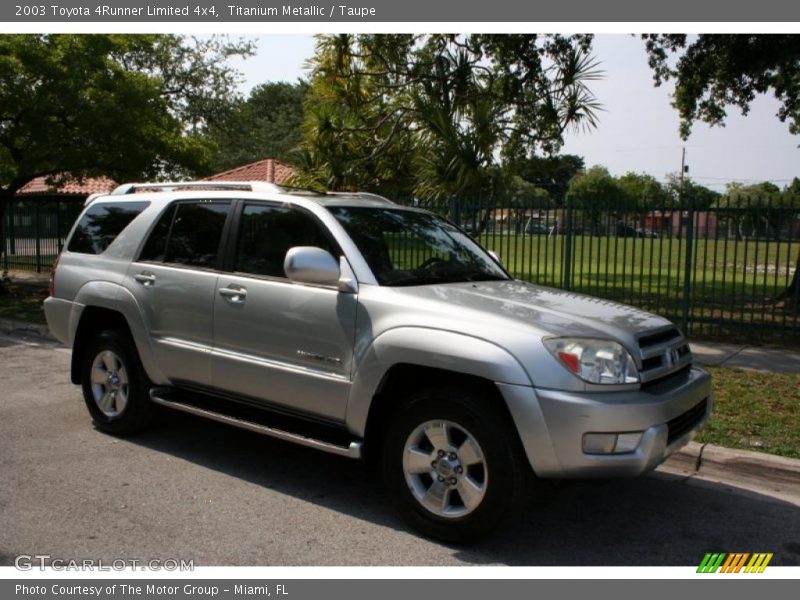 Titanium Metallic / Taupe 2003 Toyota 4Runner Limited 4x4