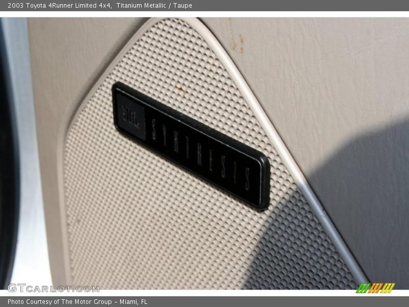 Titanium Metallic / Taupe 2003 Toyota 4Runner Limited 4x4