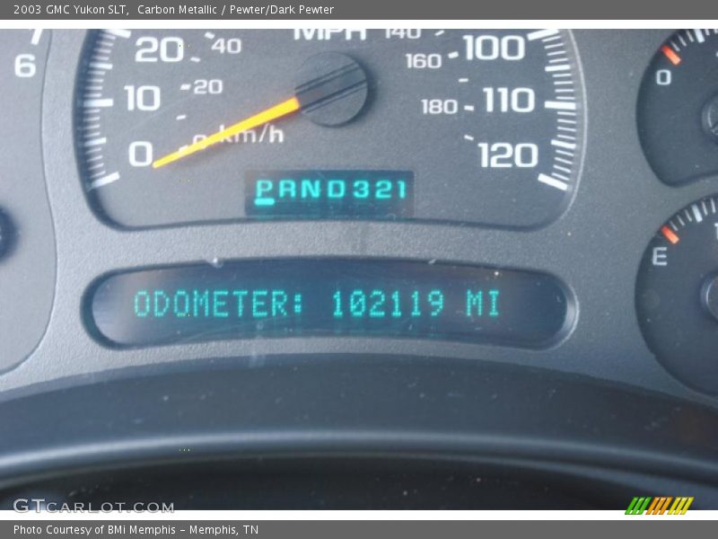 Carbon Metallic / Pewter/Dark Pewter 2003 GMC Yukon SLT