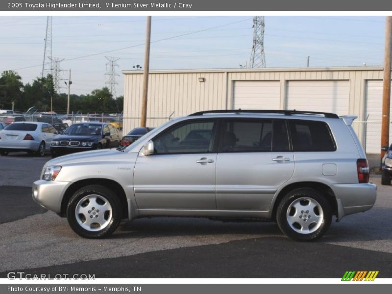 Millenium Silver Metallic / Gray 2005 Toyota Highlander Limited