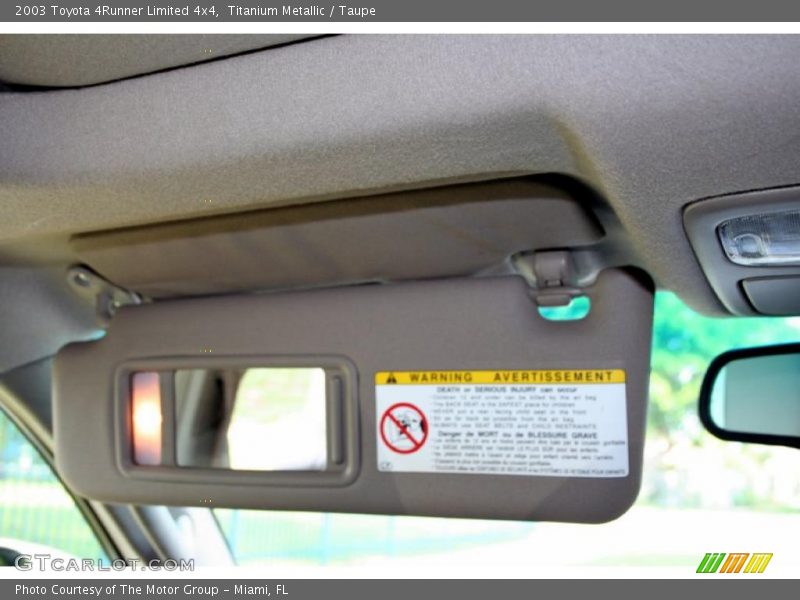 Titanium Metallic / Taupe 2003 Toyota 4Runner Limited 4x4