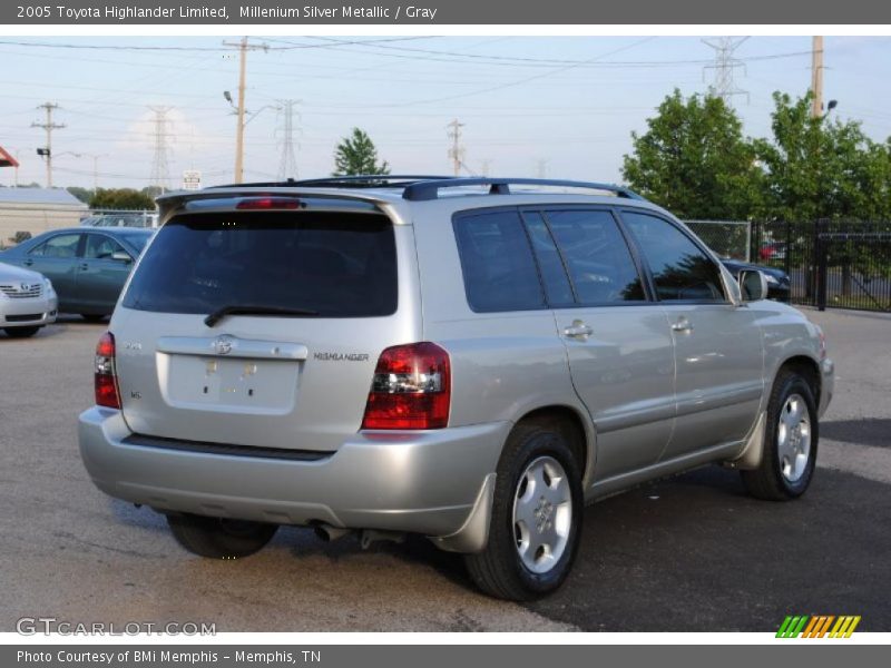 Millenium Silver Metallic / Gray 2005 Toyota Highlander Limited