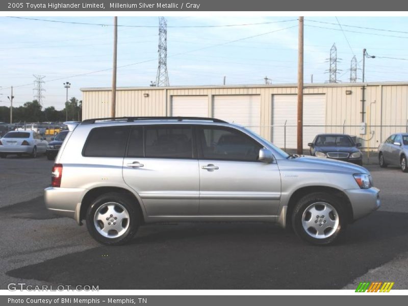 Millenium Silver Metallic / Gray 2005 Toyota Highlander Limited