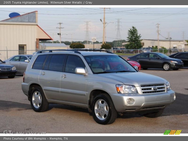 Millenium Silver Metallic / Gray 2005 Toyota Highlander Limited